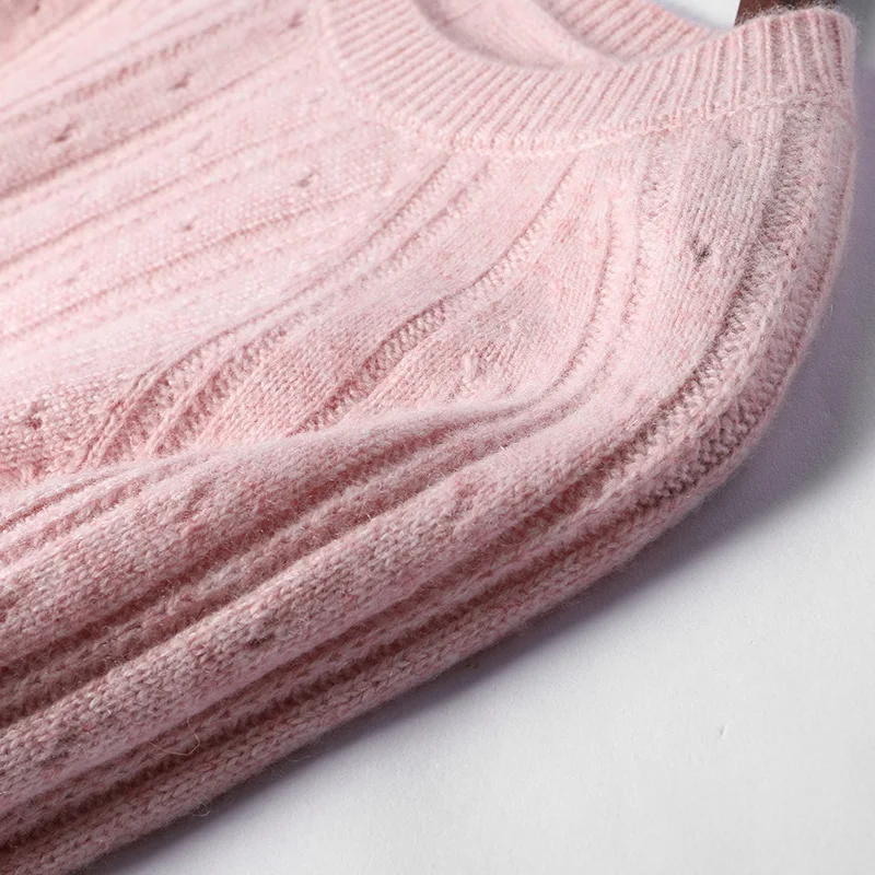 2020 New Autumn Winter Women O-Neck Warm 100%