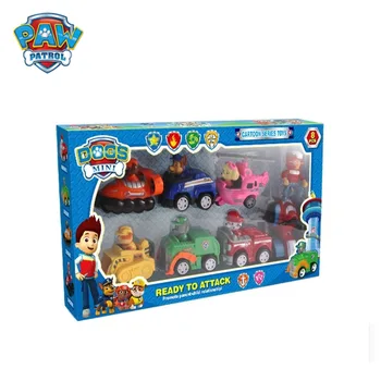

Paw Patrol Patrolha Canina Original Box Toy Set Anime Figure Puppy Patrol Car Plastic Movable Doll kids Toys Birthday Gift
