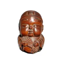 

vintage wooden ornaments Plaything figurines Wood carving statue decor carved