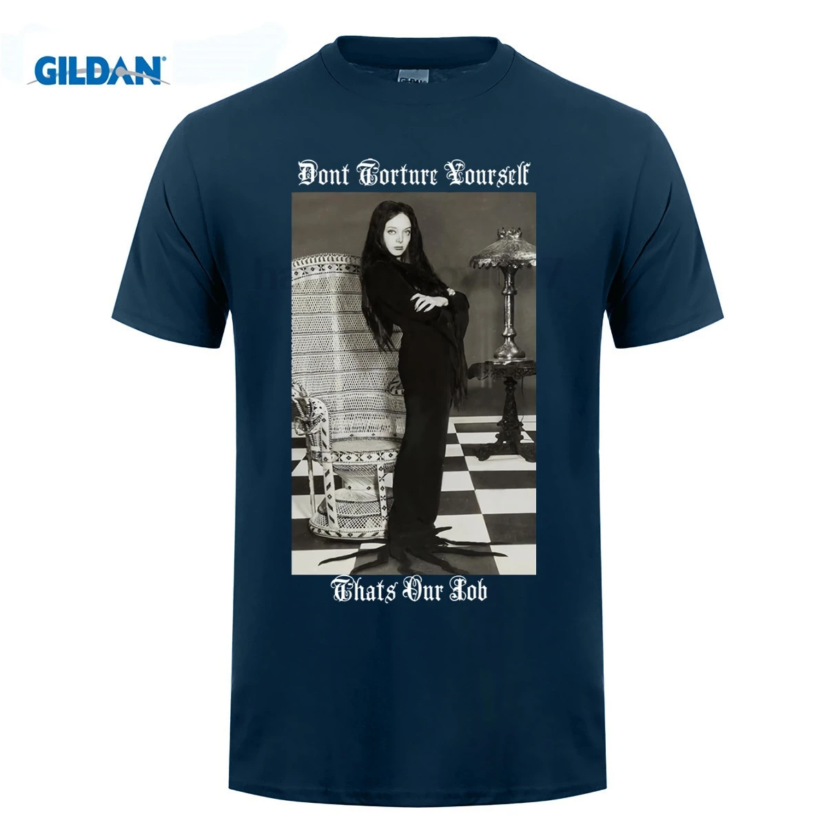 Adams Family - Dont Torture Yourself T Shirt T-Shirt BDSM Bondage Erotica Fashion Men And Woman | Мужская одежда
