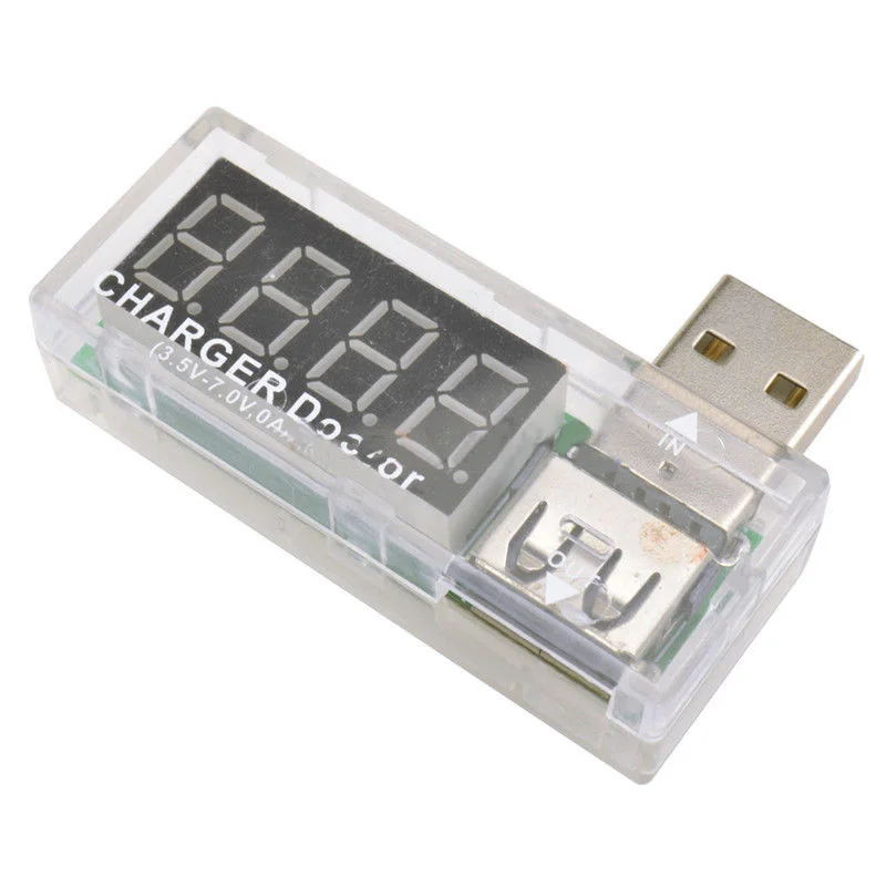 Цифровой USB тестер для зарядного устройства вольтметр Амперметр измерения