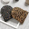 New Leopard Autumn Winter Causal Hip Hop Beanie Tide Korean Version Keep Warm Knitted Hat Adult Cap 5