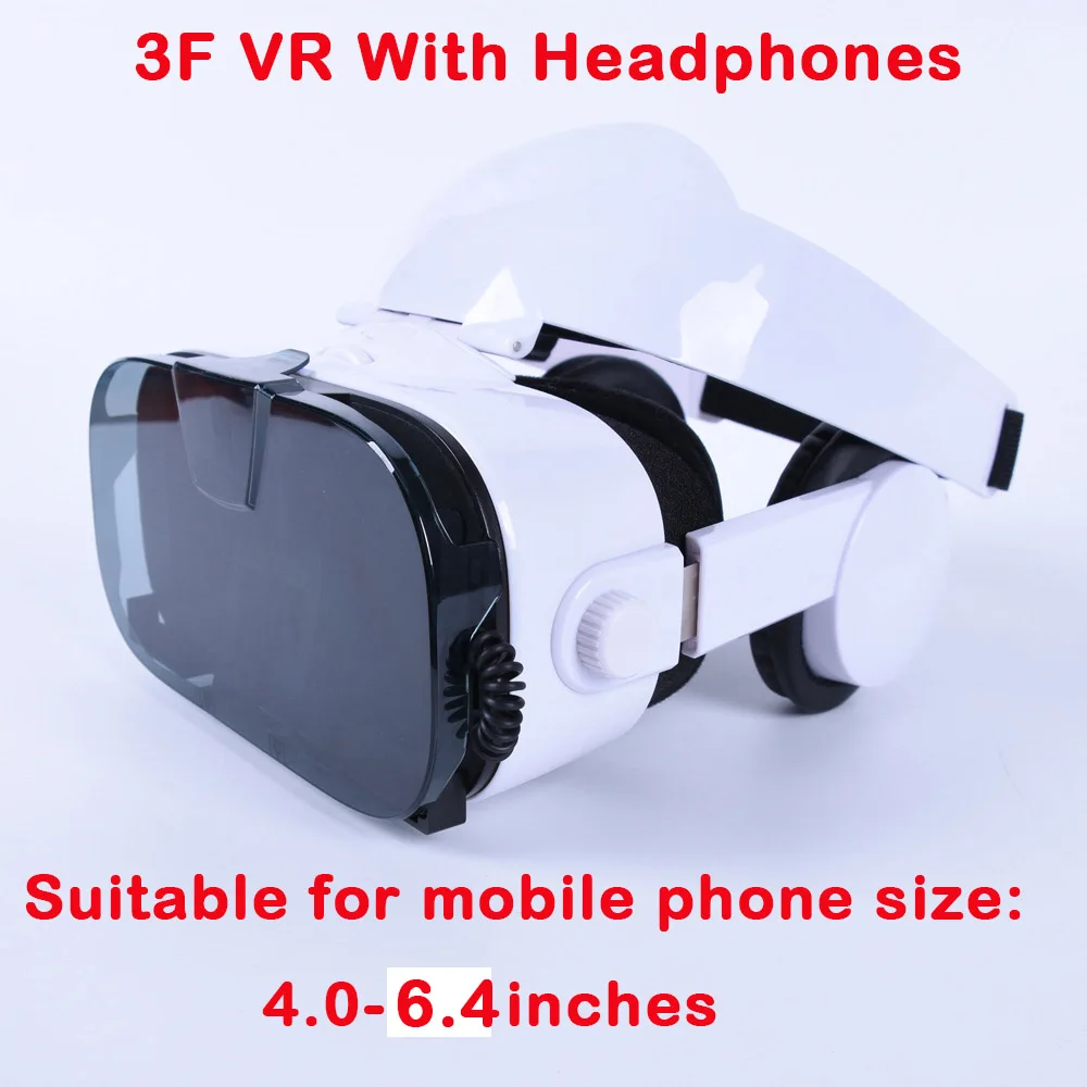 3F VR Fiit VR 3F 112 FOV Очки виртуальной реальности удаленный 3D Android картон VR 3D гарнитура стерео шлем коробка для смартфонов 4,7-6,4 - Цвет: 3F VR