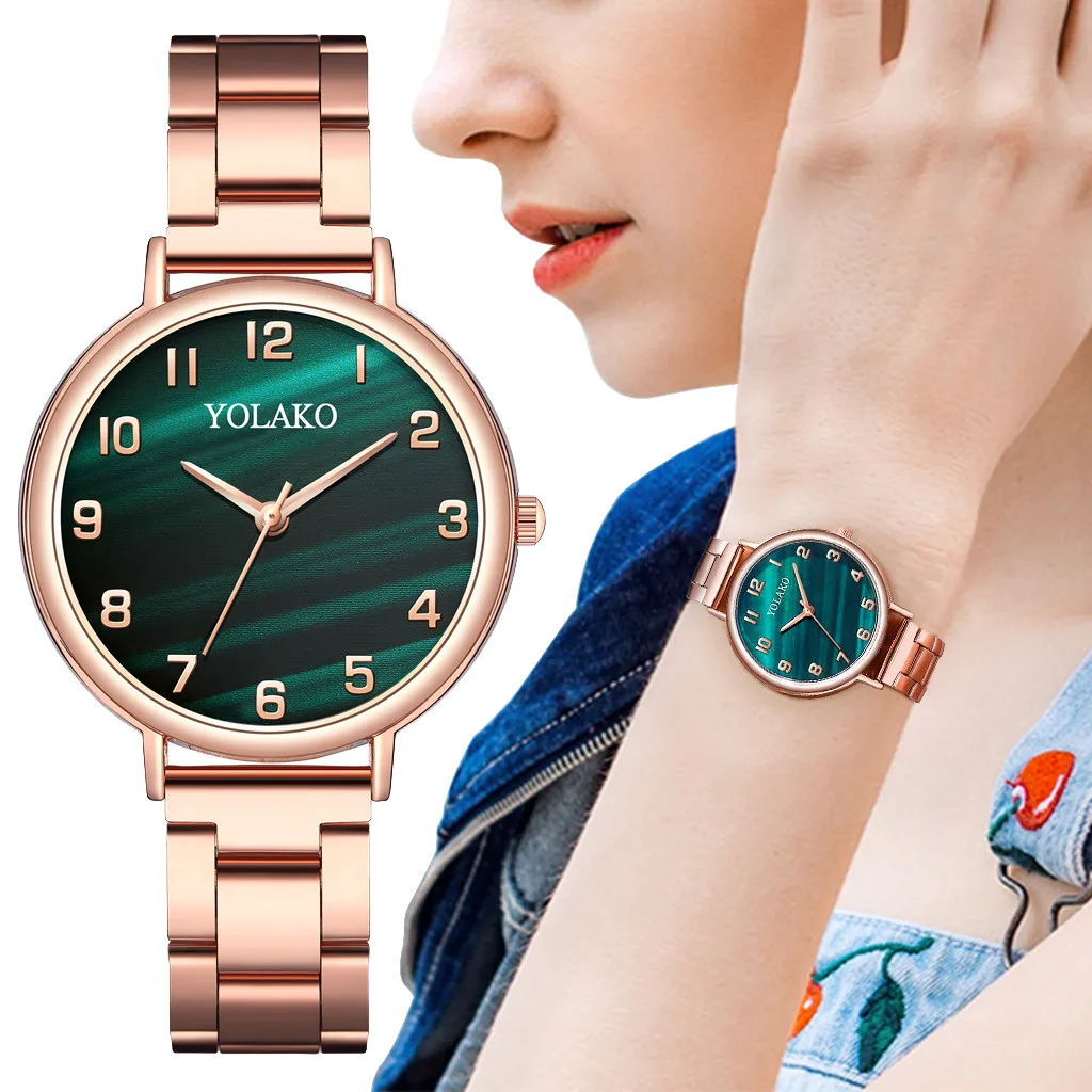 

Watch Women Sleek Minimalist Wristwatch Fashion With Strap Stainless Stee Dial Women's Quartz Watch Gift Watch For Women Clock