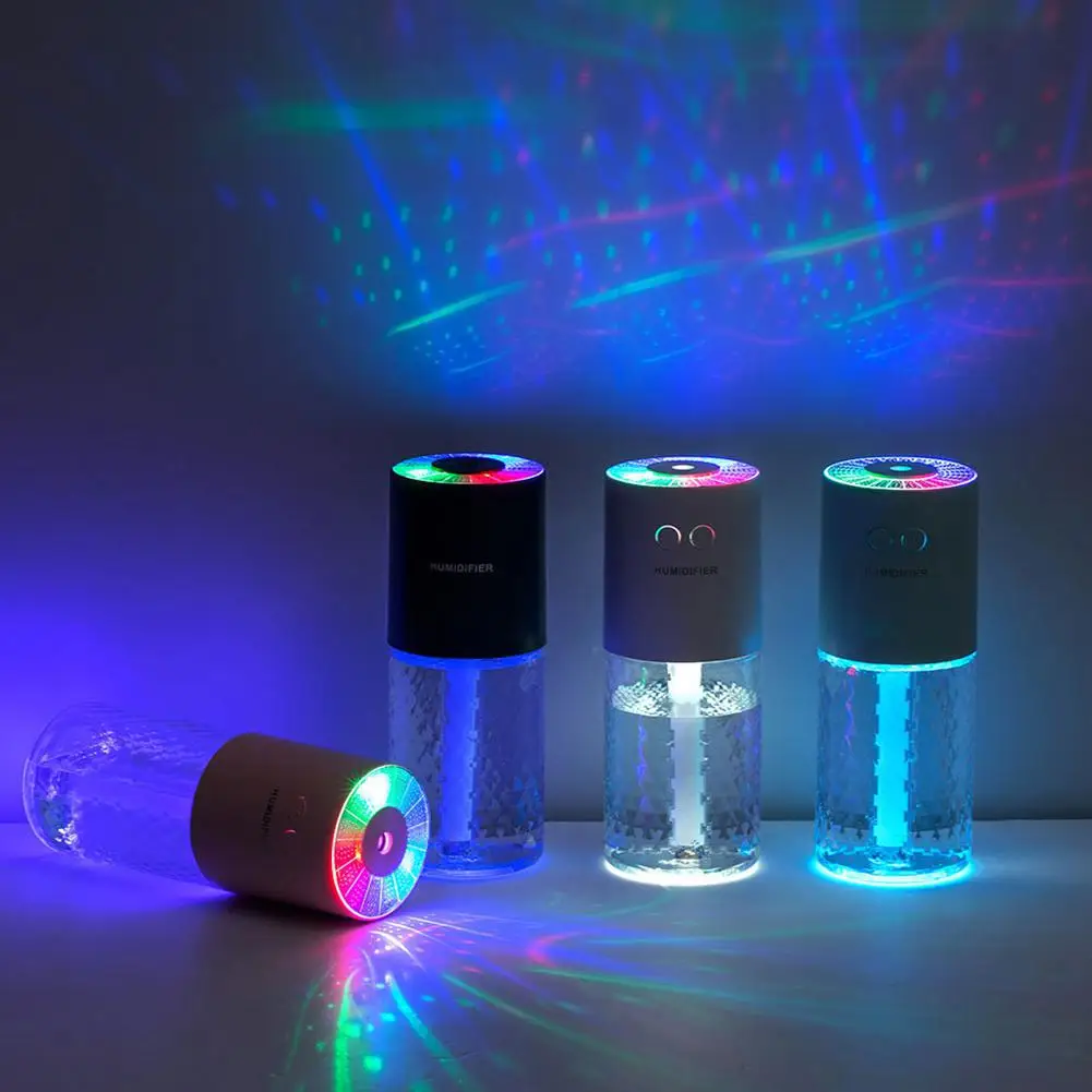 

200ML Air Humidifier with LED Lights USB Mini Slient Air Humidifier with Night Light for Home Bedroom Office Tabletop Decoration