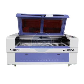 

Jinan AccTek AKJ1610-2 double heads wood laser engraving&cutting low price machine