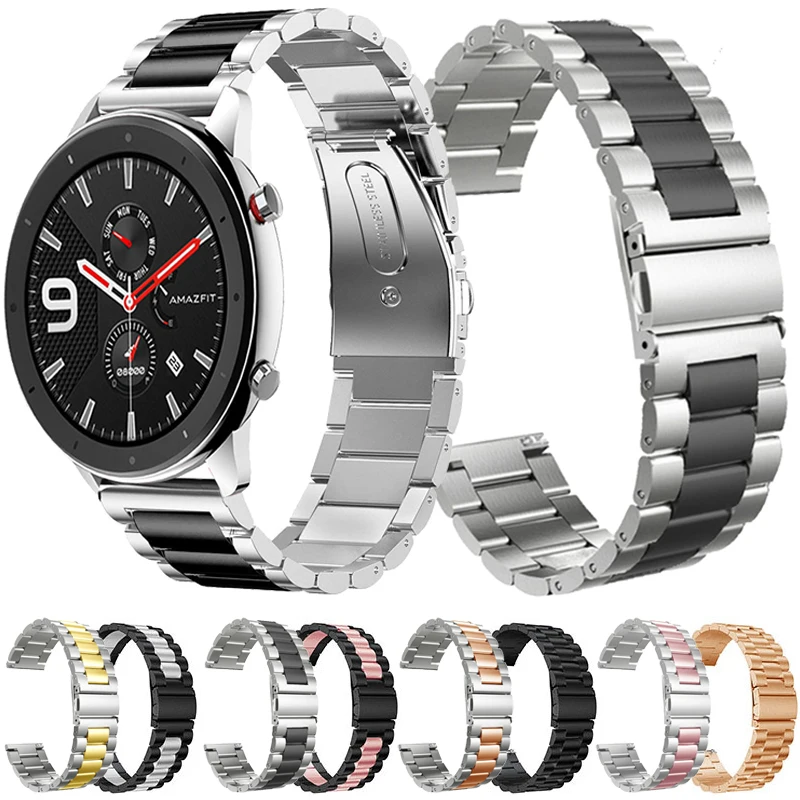 Cinturino in metallo in acciaio inossidabile per Xiaomi Huami Amazfit GTR  2E/47MM GTR 42MM cinturino Smart Watch per Amazfit GTS 2 Mini/Bip S|Smart  Accessories| - AliExpress