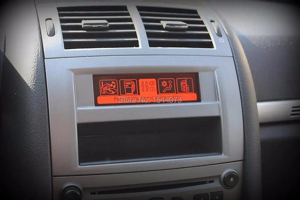 Supporto Schermo Usb Dual-Zone Air Bluetooth Display Monitor Rosso 12 Pin Per Peugeot 307 407 408 Citroen C4 C5