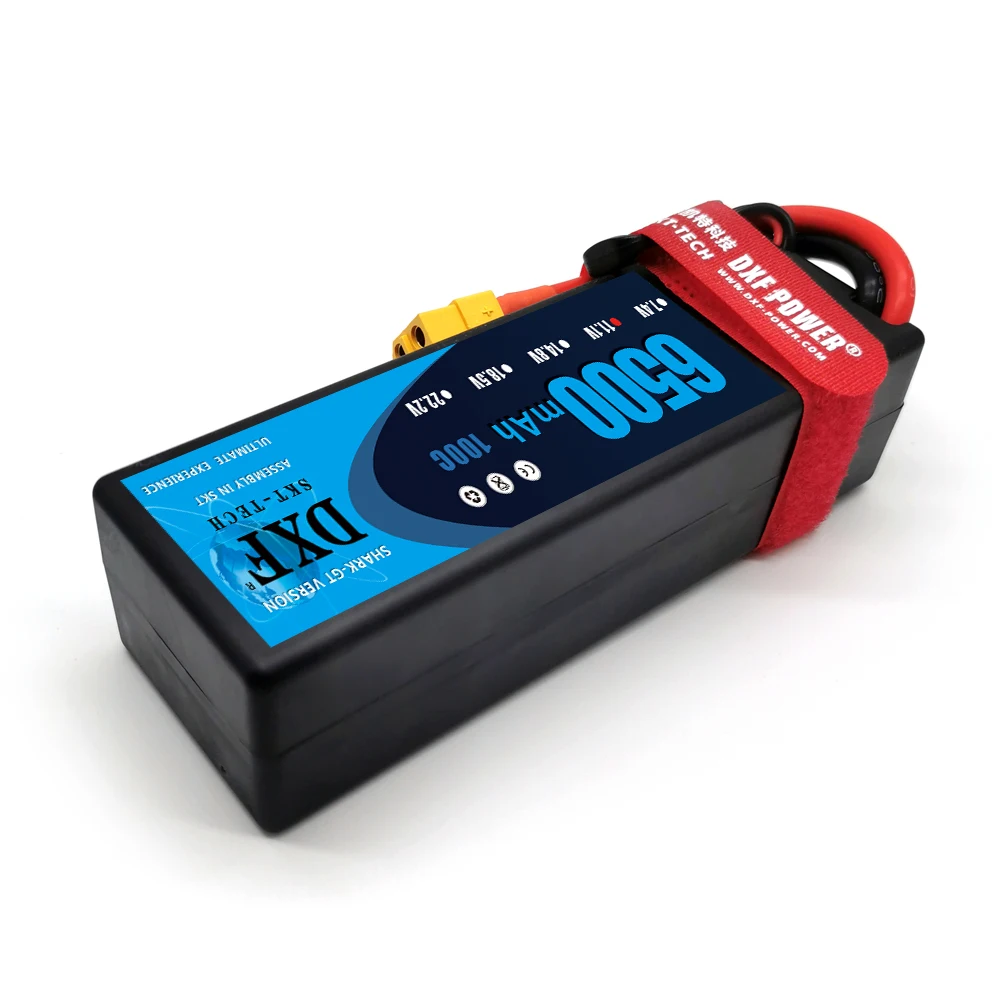 DXF 6500mAh 3S1P 11 1 V 100C/200C Hardcase LiPo Battery Dean/T XT90 EC5 XT150 XT60 вилка для 1/8 1/10 RC автомобилей