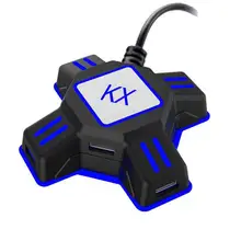 4 порта KX USB игровой контроллер конвертер клавиатуры переходник для мыши для переключателя/Xbox/PS4/PS3 D20