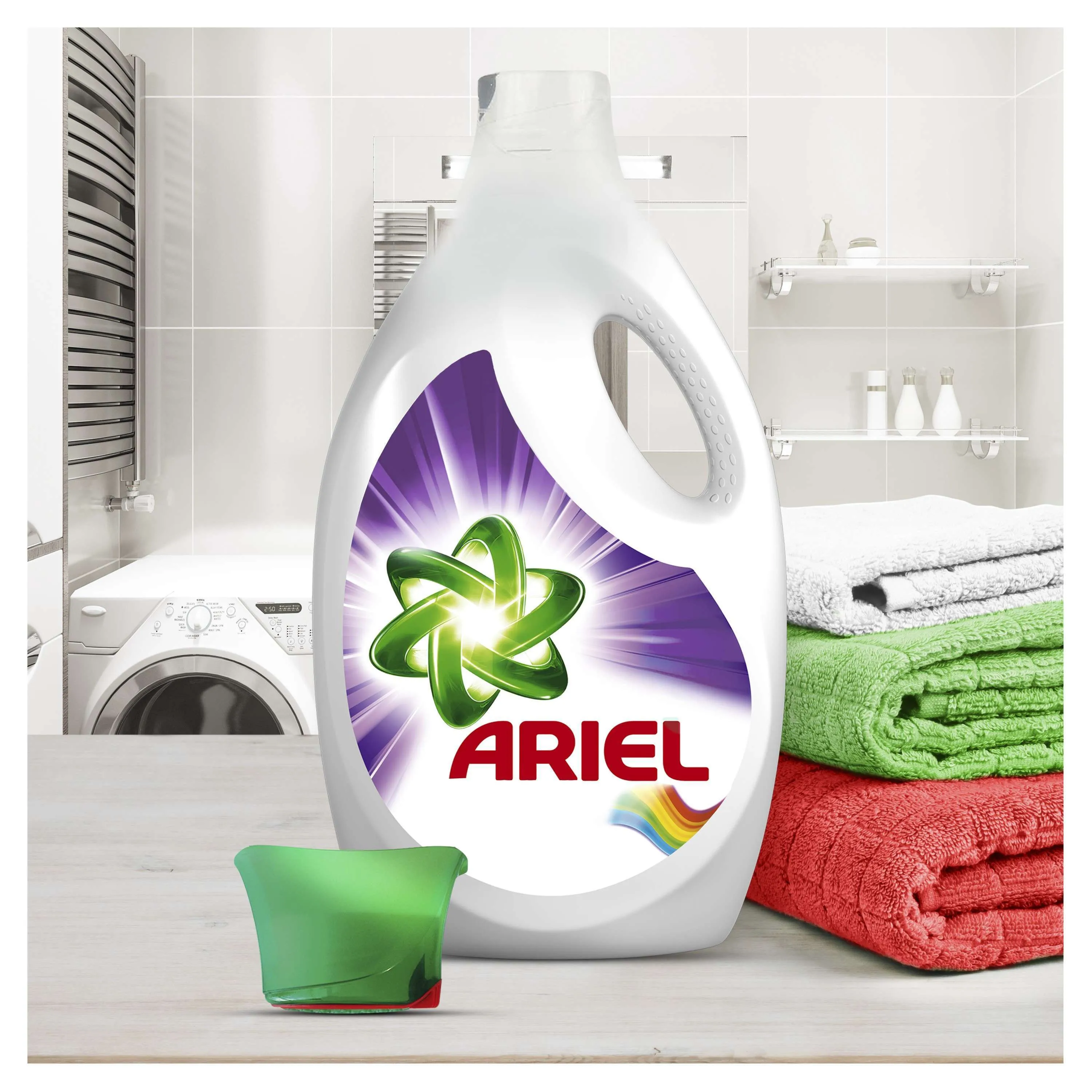 Гель для стирки 30 стирок «Color» Ariel, 1.95 л