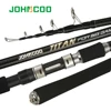 JOHNCOO Carbon Telescopic Fishing Rod Big Game 20-100g Spinning Casting Rod 15-35LB Surper Hard Fishing Catfish Fishing 2.4m2.7m ► Photo 1/6