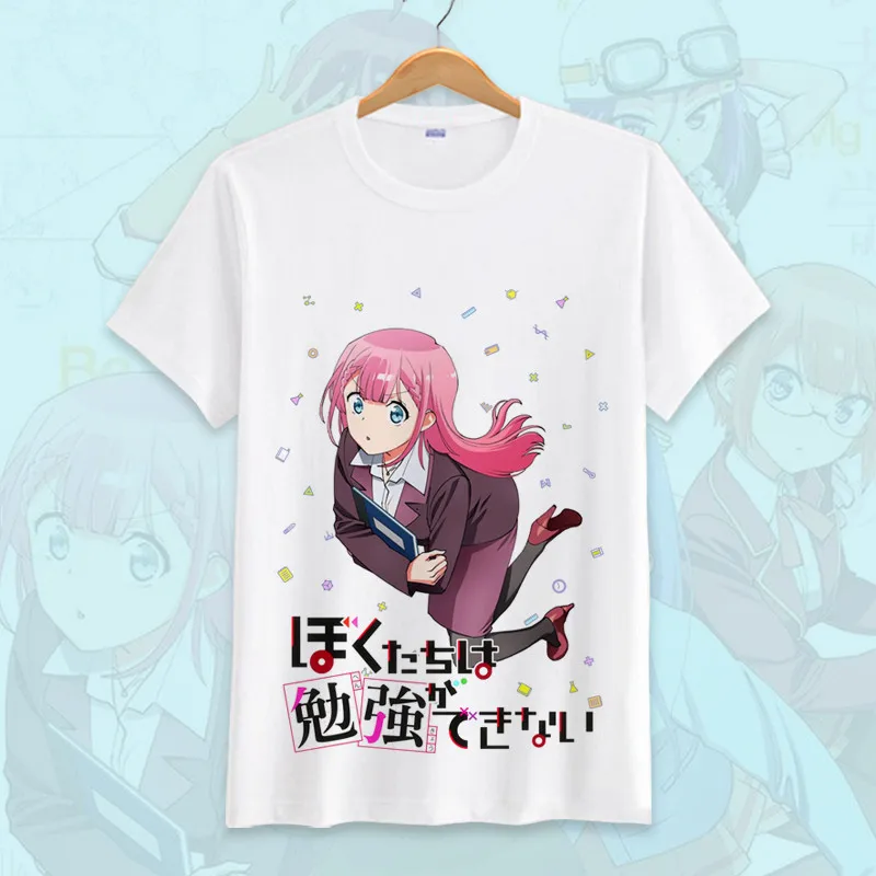 Футболка Bokutachi wa Benkyou ga Dekinai новая футболка с аниме We Never Learn Ogata Rizu Furuhashi Fumino для