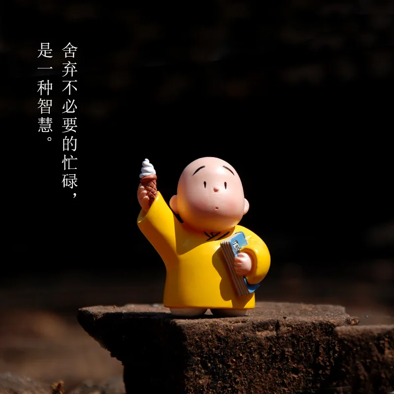 

Little Monk Doll Origional Resin Cartoon Characters Creative Gifts Genuine Doll Decoration Official Garage Kit