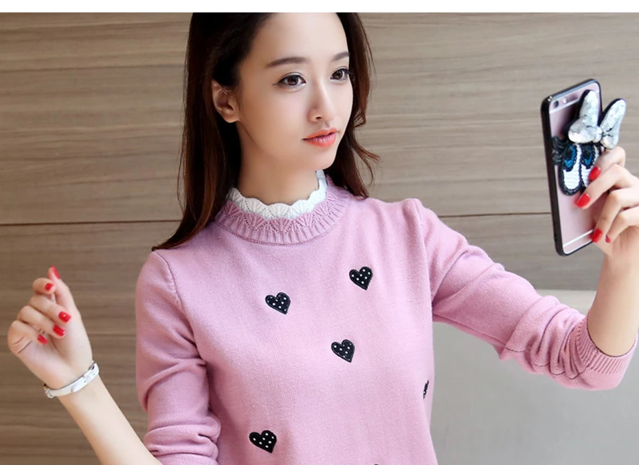 Deguena Knitted Sweaters Fall And Winter High Jersey And Suspension Bridge Sweaters Beautiful Women's Sweaters
