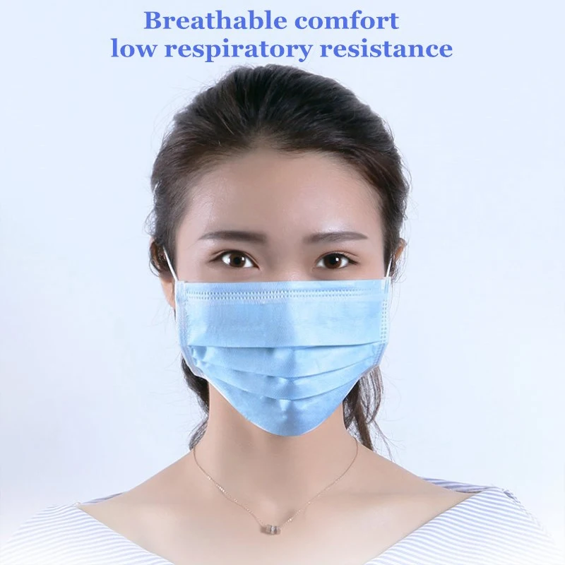 

100/200pcs Anti Bacterica disposable Mask Meltblown Disposable Mouth Masks for Personal Safety Breathable Adult Face Masks