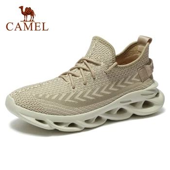 Картинка CAMEL мужские кроссовки беговая Обувь, Бег открытый Теннис Мода стабильность Brethable легкий сетчатый набивочный материал Повседневная
