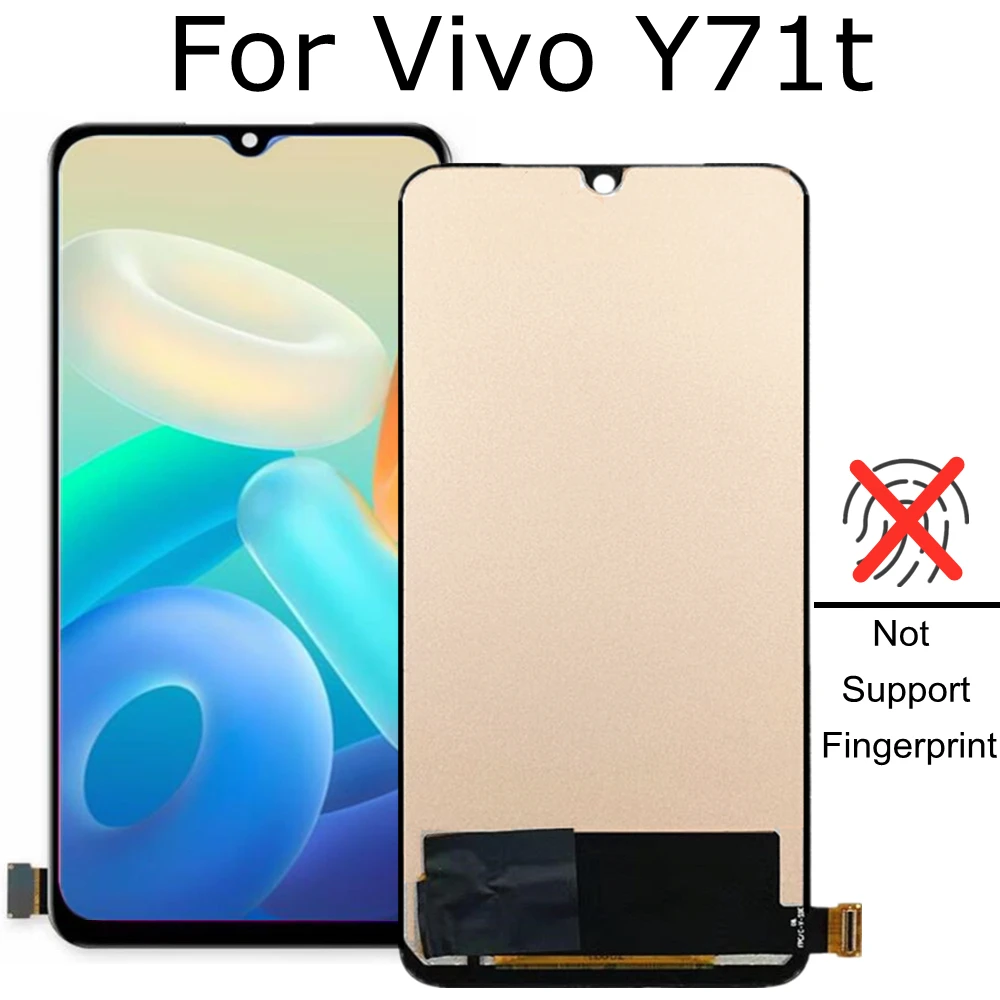 

6.44'' TFT LCD For Vivo Y71t LCD Display Touch Screen Digitizer Assembly Replace For vivo V2102A 5G LCD