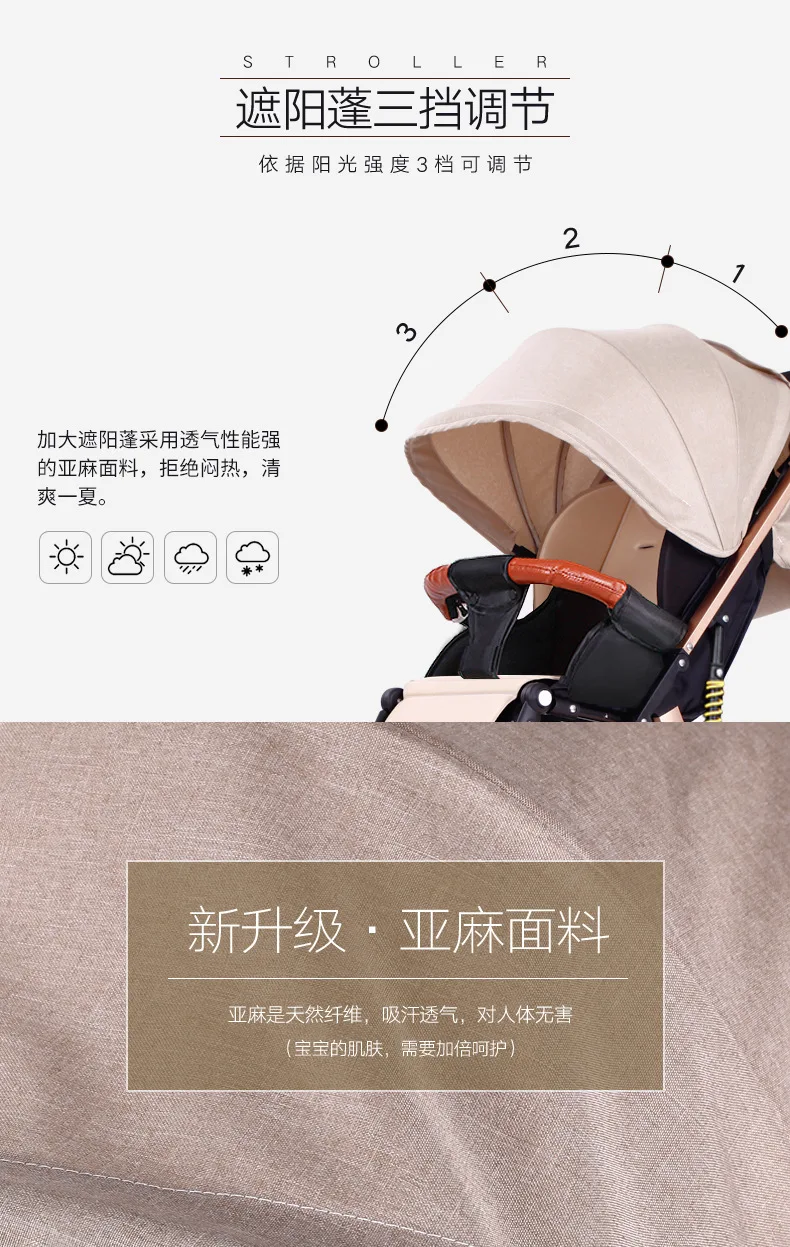 Легкая детская коляска kinderwgen cochesitos de bebe, портативная складная четырехколесная детская коляска, 5,1 кг, распродажа