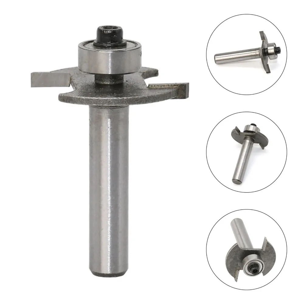 1pc 8mm T-Slot Milling Cutter Bit Shank Biscuit Router Bits For Knock On Furniture T Trim Campervan Motorhome | Инструменты