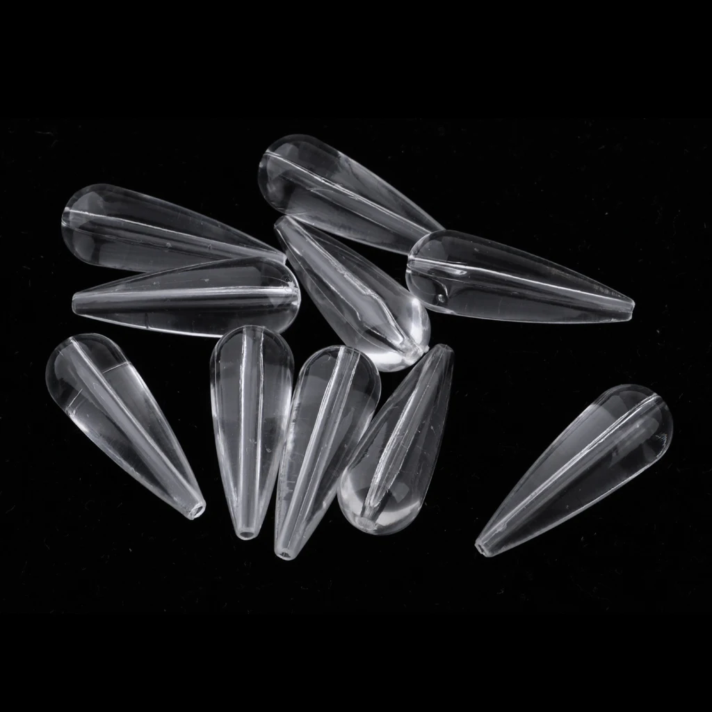 10 Pcs. Clear Bombarda Floats - Trout Float And Surface Control for