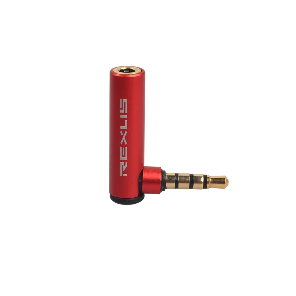 

3.5mm Audio Jack 90 Degree Adapter Headphone CTIA OMTP Converter Earphone Audio Adapter for Earphone Notebook Speakers