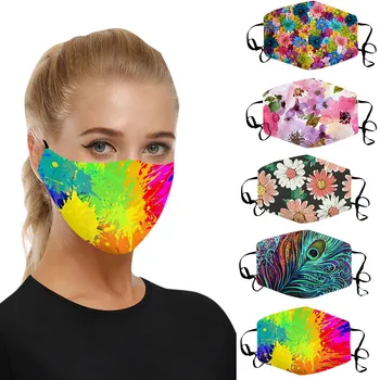 

5pc Face Cover Dustproof Protective Mouth Masks for Adult mascaras Dust Protection Anti Face Mask maschere Washable Earloop Mask