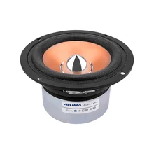 AIYIMA 1 шт. 4 дюймовый динамик вуфера 20 Вт 4 Ом бас-динамик s Аудио Звук анти-магнитный громкий динамик DIY для домашнего кинотеатра