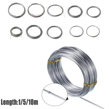 Câble métallique souple en acier inoxydable 0.02, diamètre 304 3mm longueur 1 m / 5 m / 10 m, câble de levage pour la pêche