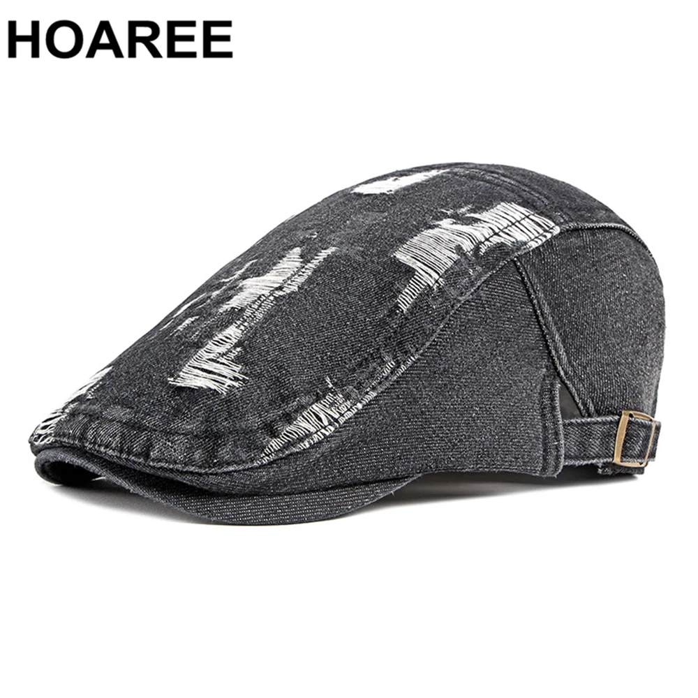 HOAREE Men Jeff Ivy Caps Denim Light 