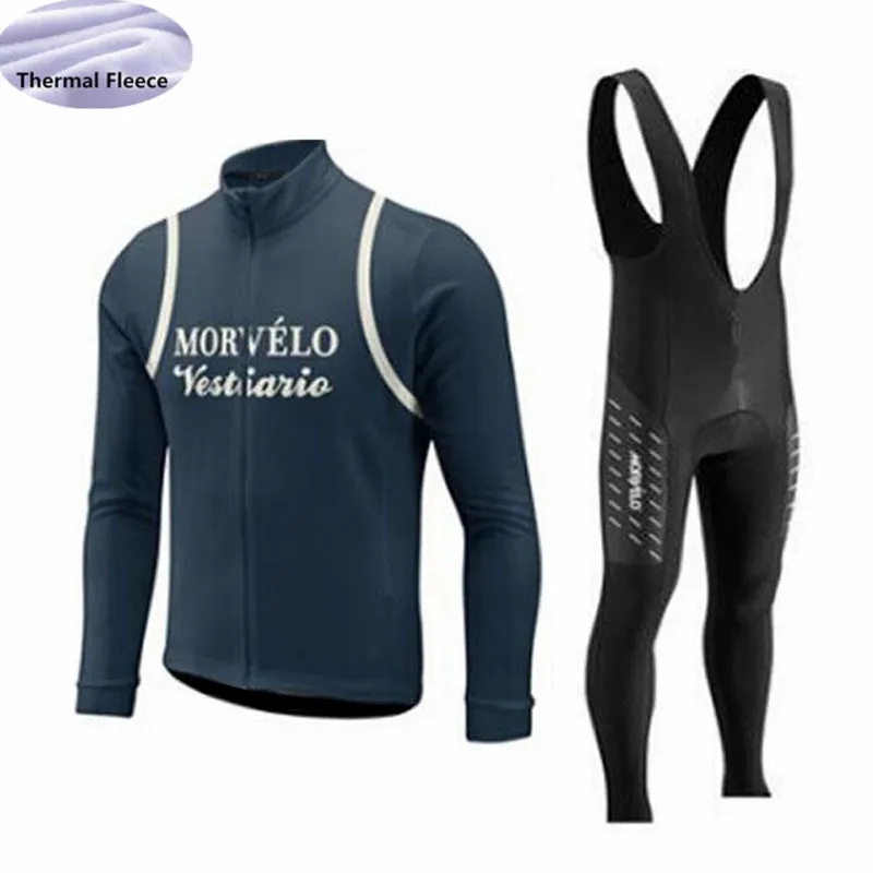 Ropa Ciclismo MORVELO pro велосипедной команды Джерси для мужчин с длинным рукавом зимняя