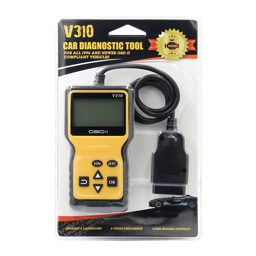 V310 V1.1 считыватель кодов OBD2/EOBD OBD OBDII автомобильный диагностический инструмент obd2 сканер Авто easydiag 16 pin VS ELM 327 V1.5