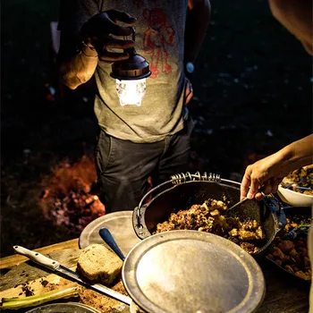 

Barebones Beacon Camping Lamp Chandelier Lantern Garden Picnic Light Rechargeable LED Outdoor Waterproof Hanging Lamps for Camp