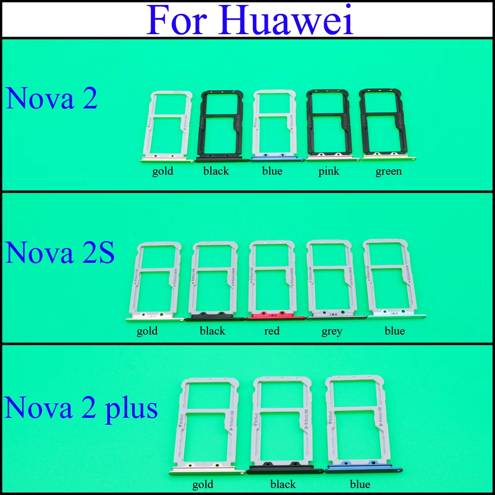 Адаптеры для Sim-карт Huawei Nova 2/nova 2s/2 plus лоток SIM-карты гнездо держатель адаптеры