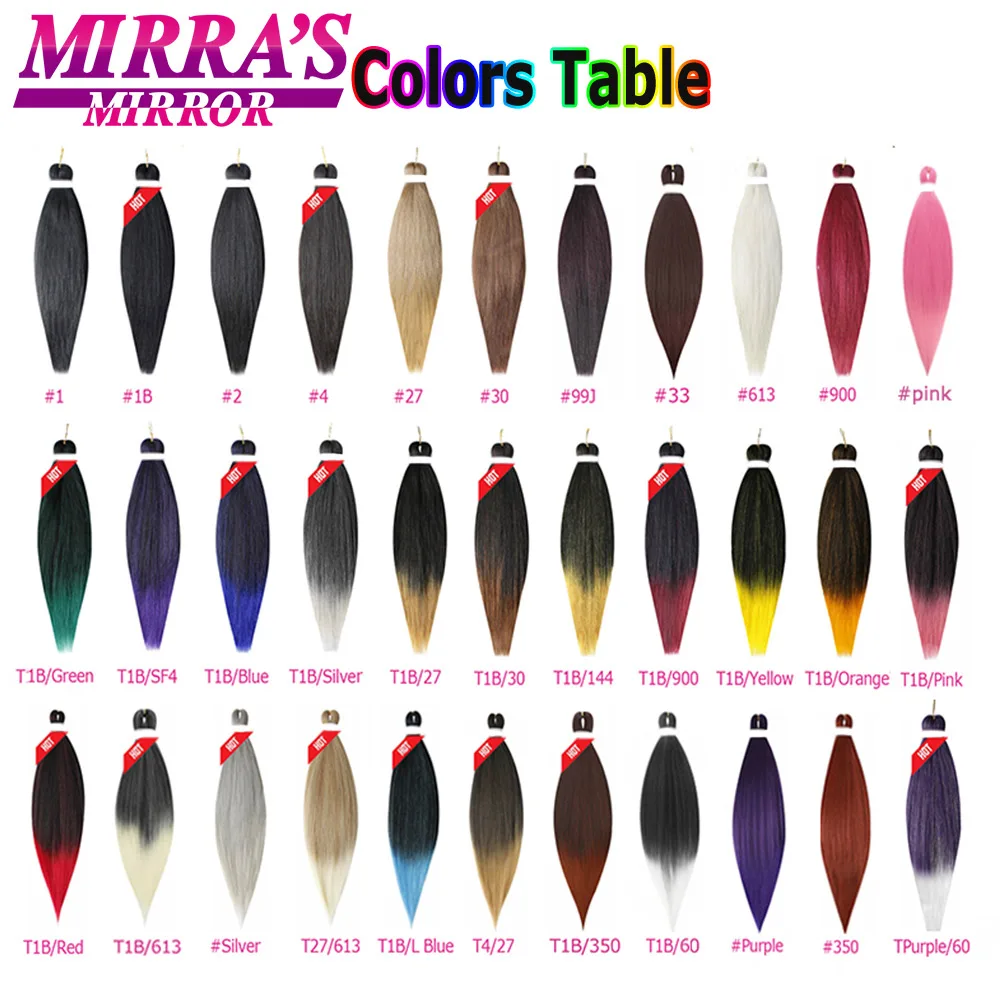 Braiding Hair Extensions Synthetic Hair for Braids Ombre Pre Stretched Jumbo Braids Hot Water Setting Braid Mirra's Mirror