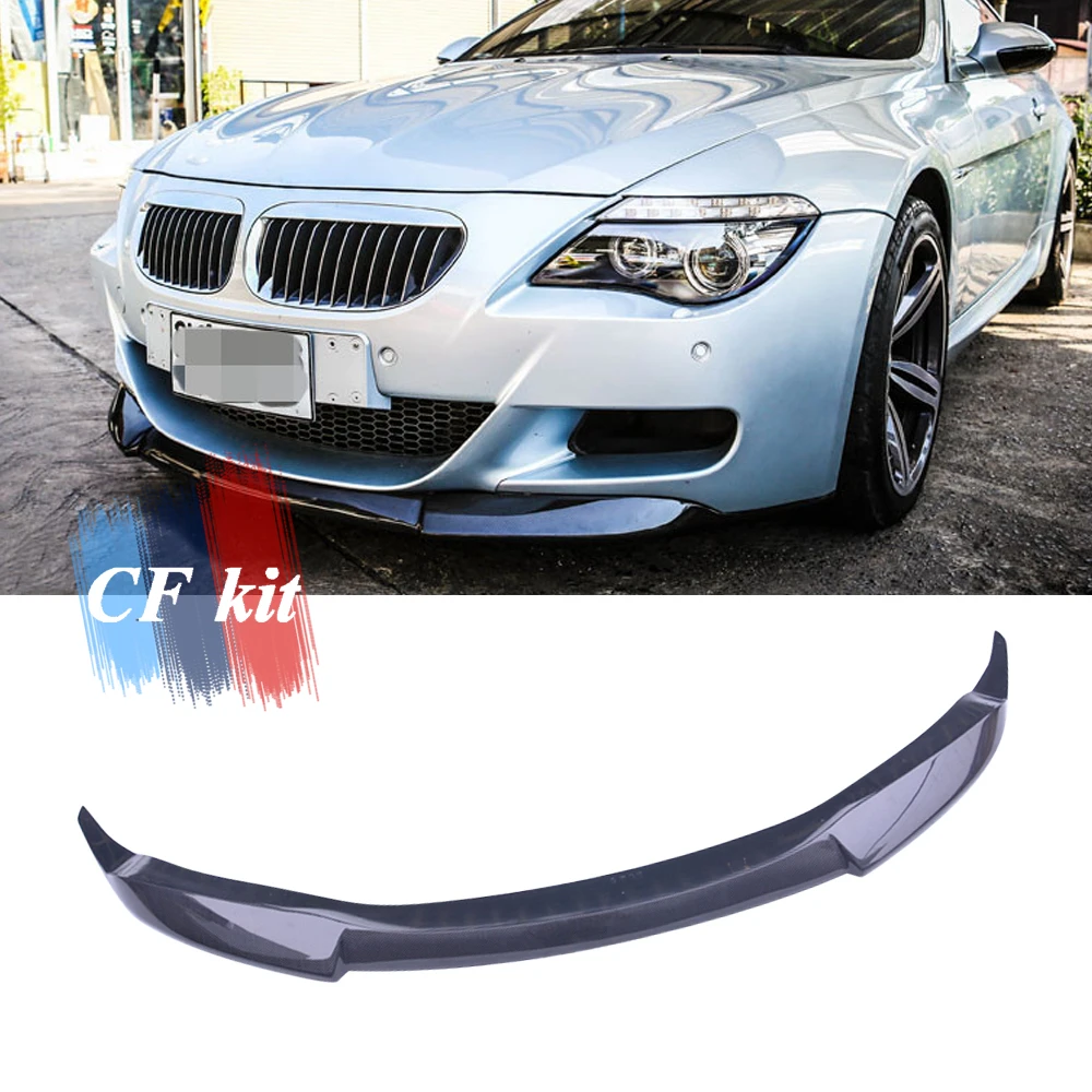 Передний спойлер CF из углеродного волокна для BMW E63 E64 M6 разветвители бампера