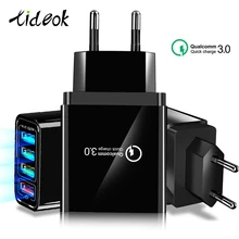 48 Вт Быстрая зарядка 4,0 3,0 4 порта USB зарядное устройство USB быстрое зарядное устройство QC4.0 QC3.0 для samsung Xiaomi iPhone настенный адаптер EU US UK вилка