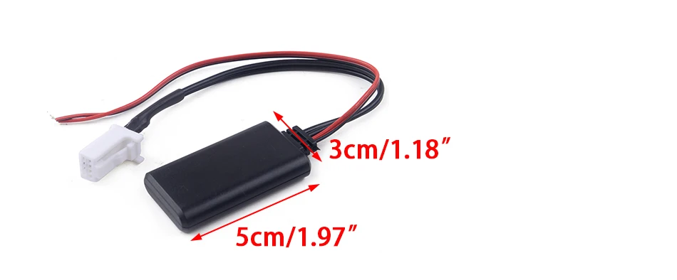 CITALL 8 Pin Bluetooth стерео аудио Aux адаптер с жгутом кабеля подходит для Suzuki SX4 Grand Vitara 2007 2008 2009 2010