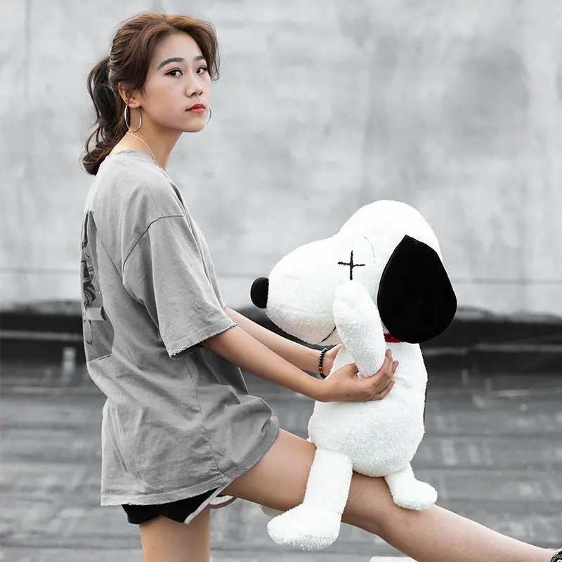 

45-75cm lovely cartoon Snoopy plush toys Kawaii big doll plush dog plush toy Valentine birthday gift