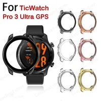 Funda protectora para Ticwatch Pro 3 Ultra GPS, funda protectora para Ticwatch Pro X, accesorios de reloj, carcasa de marco de TPU suave