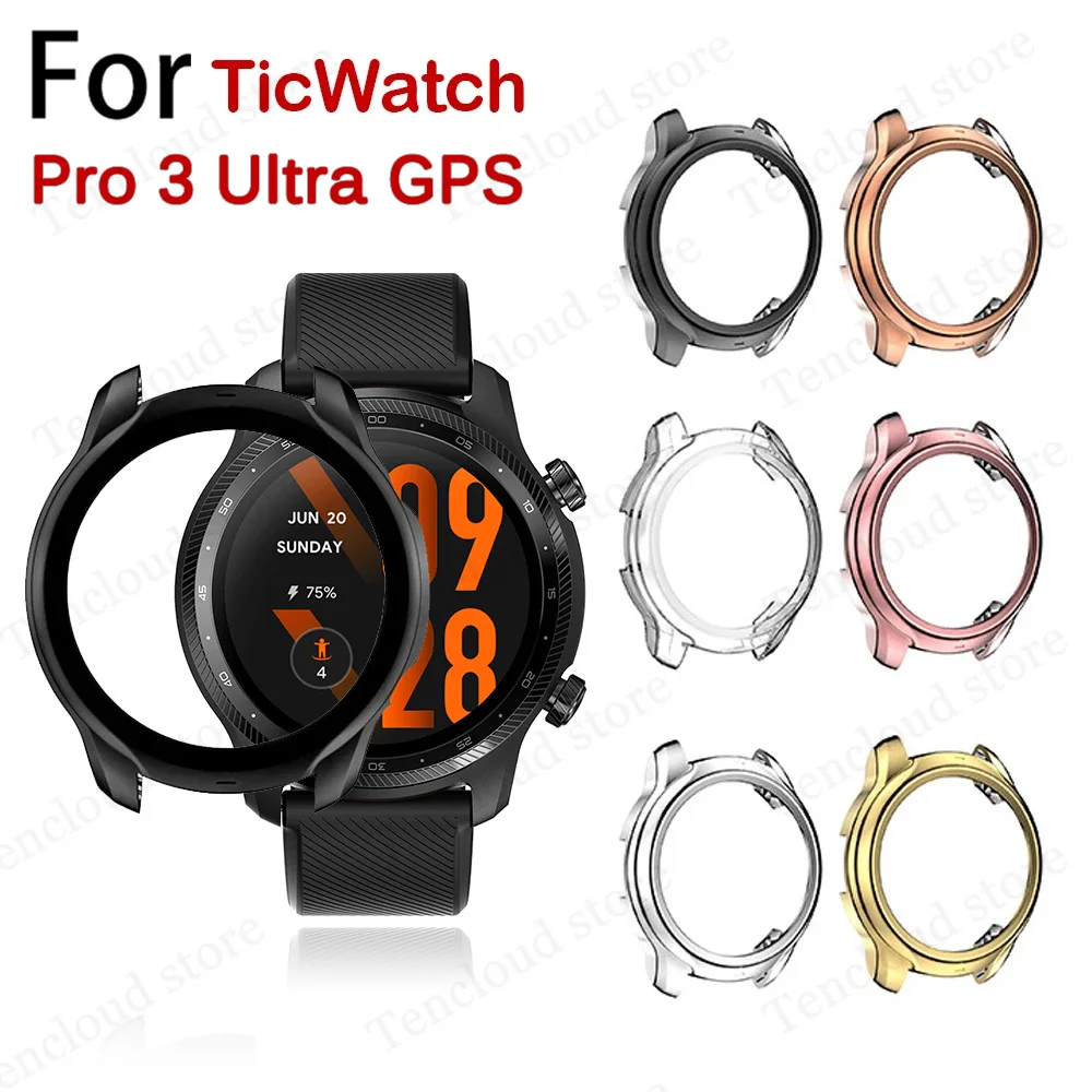 Защитный чехол для часов Ticwatch Pro 3 Ultra GPS защитный X аксессуары мягкий с рамкой из