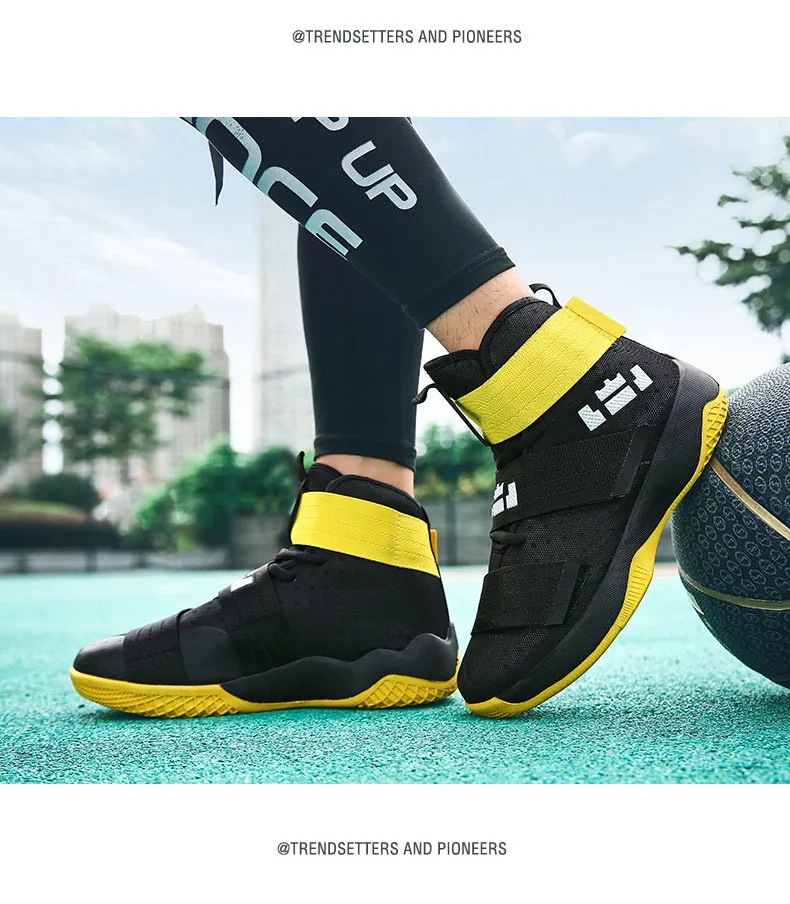 Men's Lebron James Basketball Shoes Breathable Sports Shoes Mens Ankle Boots Basketball Sneakers Cushioning Jordan Shoes Unisex