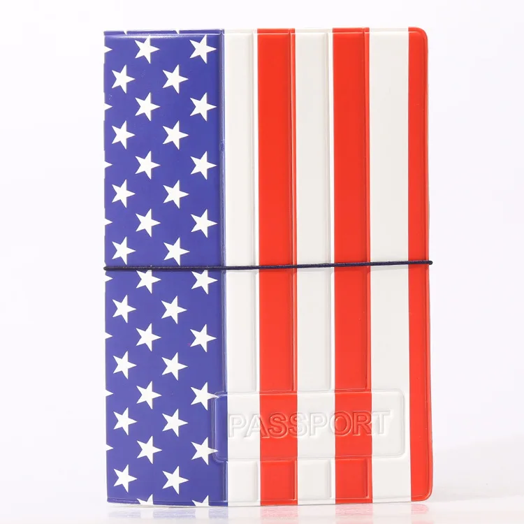 Cartoon Rilakkuma Passport Cover Wallets Travel Accessories Women Men PU Leather ID Address Holder Portable Boarding Card Case - Color: 9
