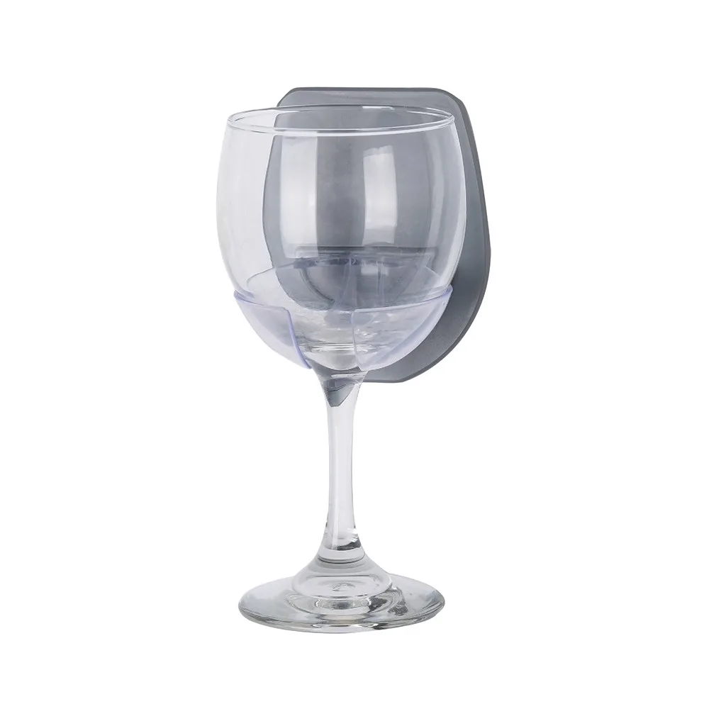 Пластиковый держатель для винного стекла для ванны, душа, красный держатель для винного стекла, полезный держатель для вина, стойка для стеклянной полки, подвесная вешалка