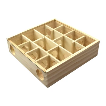 

Hot Hamster Maze Wooden Toys Tube Tunnel Cage Seesaw House Rainbow Swing Small Animals Pets Play Toy For Rat Mouse Mice Hamsters