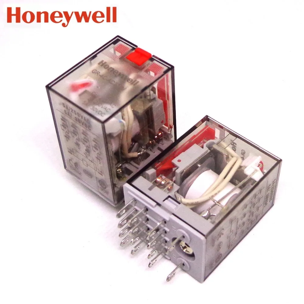 10 шт. Honeywell реле GR-4C-DC24V GR-4C-AC230V 4CO 5A 24VDC 230VAC PGR-4C-E и Honeywell реле