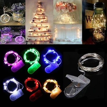 

2m LED Strip Light String Wire 8 Colors Christmas Light Garland Holiday Fairy Wedding Party Decor Various Kinds Indoor lighting