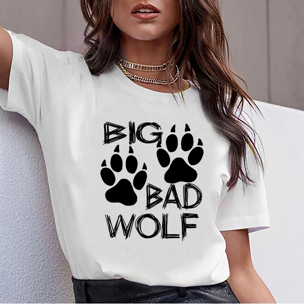 Женская футболка vbig bad Волчья лапа с принтом костюм на Хэллоуин винтажная