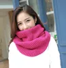 Winter Scarf Women Infinity Knitted Scarf Circle Neck Scarf women Super Chunky Loop Snood Unsex Solid Crochet 6