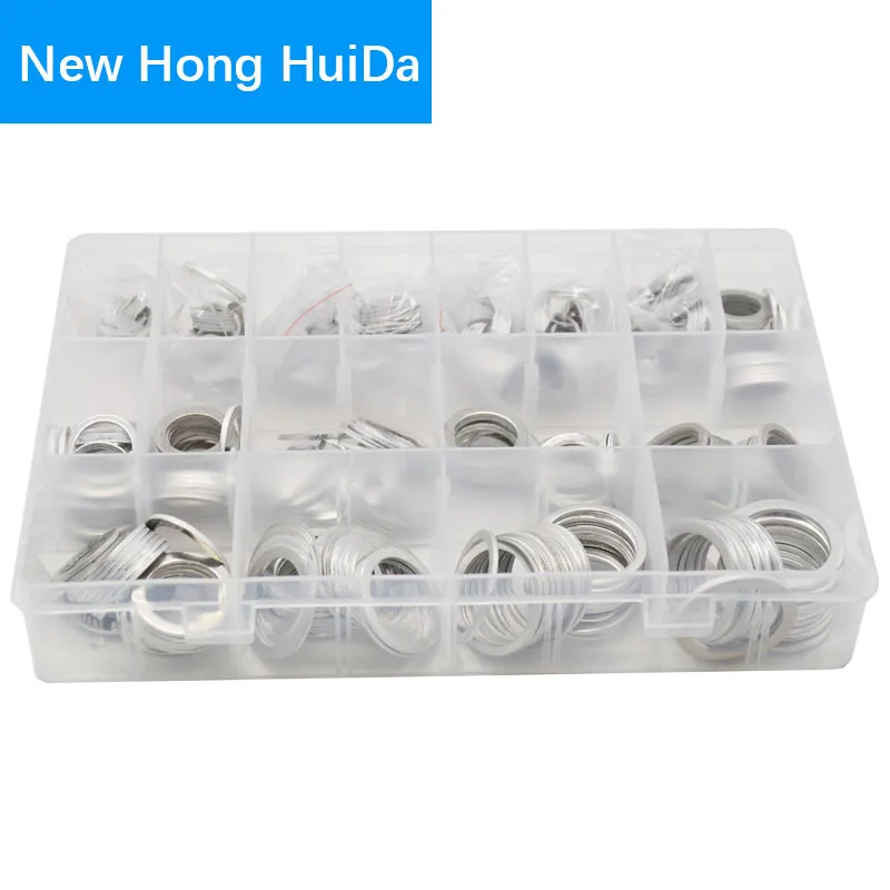Aluminum Fat Washer Shim Gasket Plain M6 M8 M10 M12 M14 M16 M18 M20 M22 Assortment Kit Set Fastener Hardware